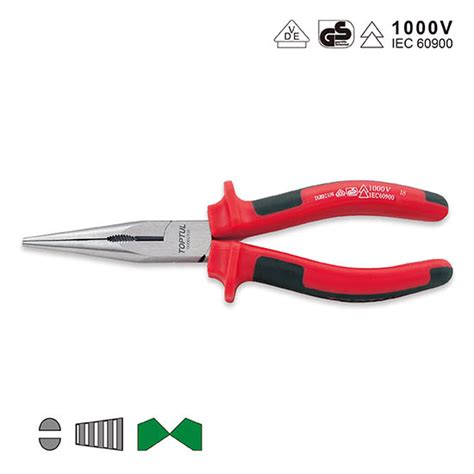 Toptul Vde Insulated Long Nose Pliers