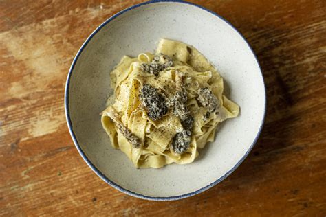 Tagliatelle with Morels in Cream Sauce — SAUCE SANDWICH