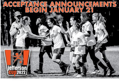 Jefferson Cup Acceptances Richmond Strikers Tournaments