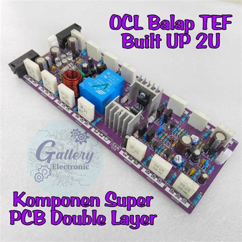 Jual Kit Power Ocl Balap Tef Built Up U Cm Pcb Doubel Layer Fiber