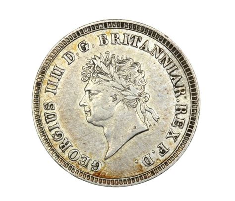 George Iv Ad Silver Threepence Ad Small Head Maundy