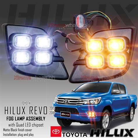 Toyota Toyota Hilux Fog Light Assembly Function Drl Led