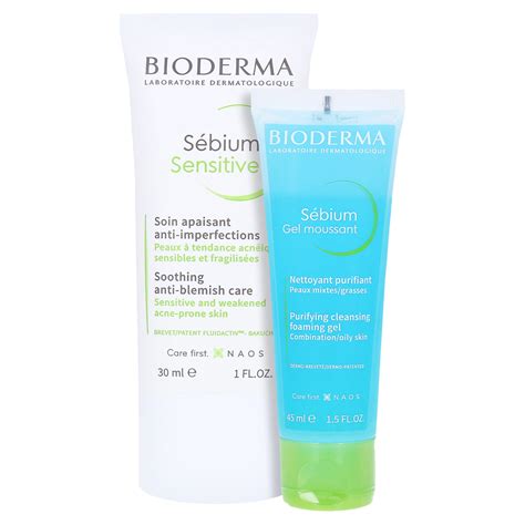 BIODERMA Sebium sensitive Creme + gratis Sebium Gel Moussant 45 ml 30 ...