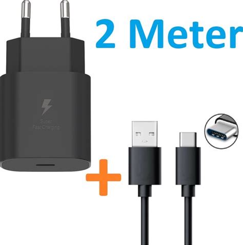 Usb Adapter Met Usb C Kabel Meter Snellader Quick Charge W