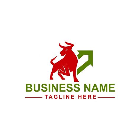 Premium Vector Trading Logo Bull Market Minimalist And Business