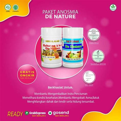 Jual Obat Anosmia Hilang Indra Penciuman Perasa Hidung Tersumbat