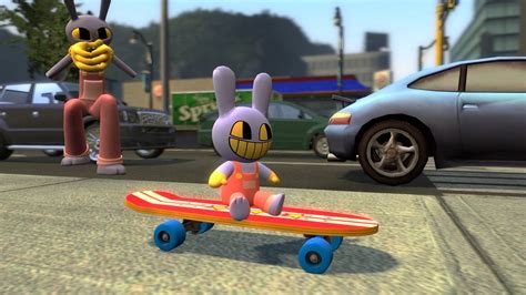 Plush Jax riding on a Skateboard by RedKirb on DeviantArt