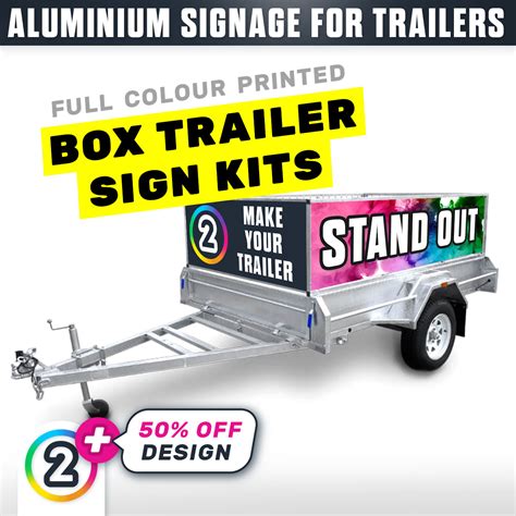 Order Trailer Signs Online Australia 🇦🇺 Box Trailer Signage | D2P (AU)