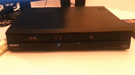 Sony Rdr Vx Dvd Burner Vhs Vcr Dual Recorder Dubbing Tested Working