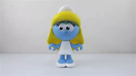 Boneca Smurfete Os Smurfs Burger King Restaurada Djota