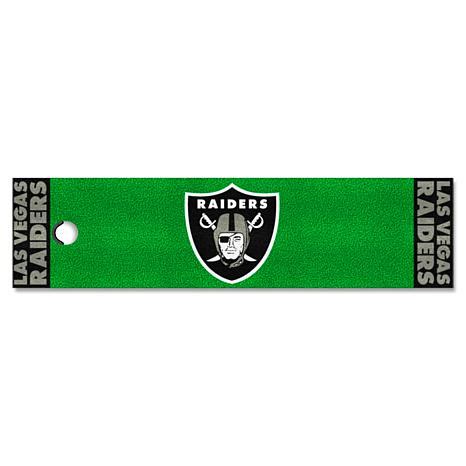 Officially Licensed Nfl Putting Green Mat Oakland Raiders Hsn