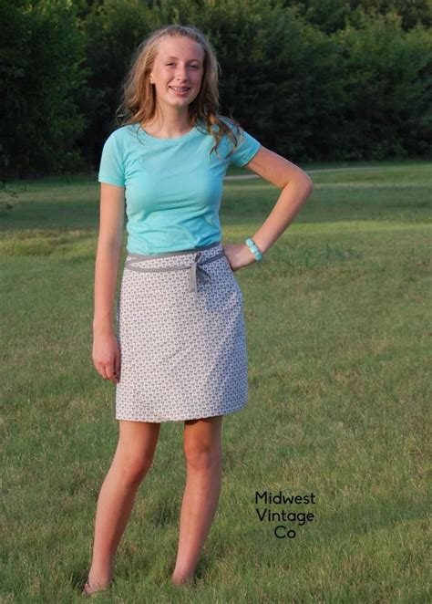 Hiekka Wrap Skirt Pattern 2y 16y Etsy In 2021 Wrap Skirt Pattern