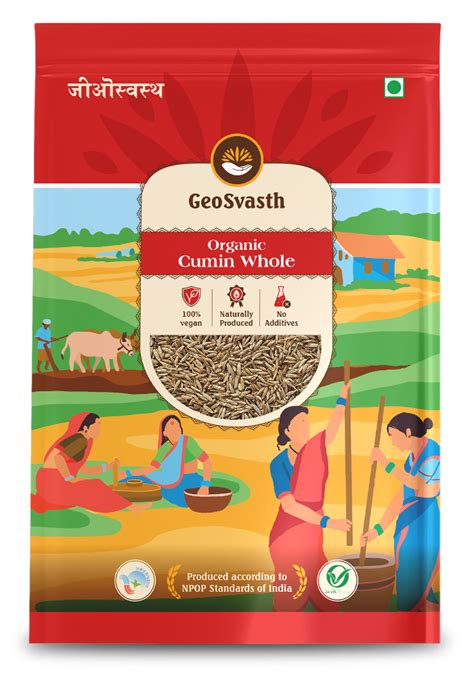 Organic Cumin Whole Geosvasth