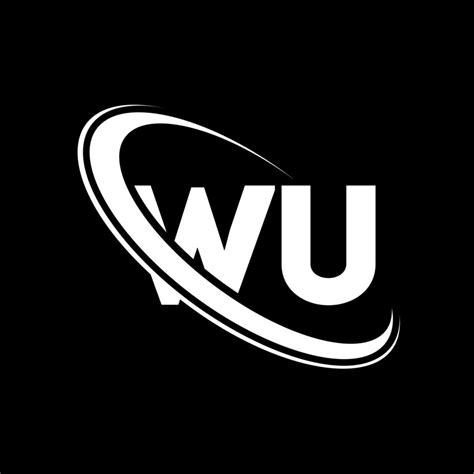 WU logo. W U design. White WU letter. WU letter logo design. Initial ...