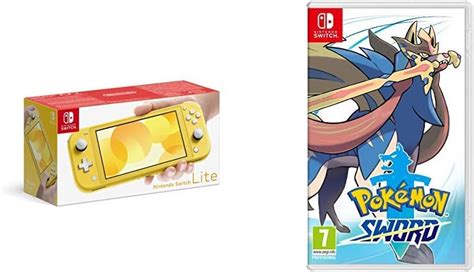 Nintendo Switch Lite Yellow Pokemon Sword Uk Pc And Video Games