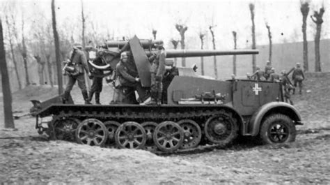 Sdkfz With Mm Flak Halftrack France World War Photos