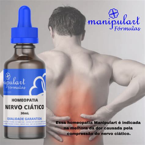 Homeopatia para Nervo Ciático 30mL Manipulart Fórmulas