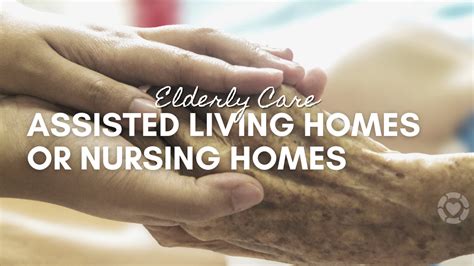 Differences Between Assisted Living Homes And Nursing Homes [infographic