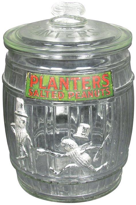 Planter S Peanut Embossed Store Jar Lot 1065 Planters Peanuts Jar Vintage Jars