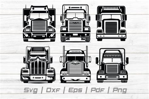 Truck American Cargo Svg Vector Graphic By Jennadesignsstore · Creative