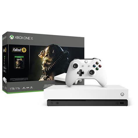 Xbo Xbox One X 1tb Robot White Special Edition Fallout 76 Bundle Asia Shopee Thailand