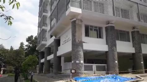 Suasana Lokasi Runtuhnya Tiang Gedung CADL ITB YouTube