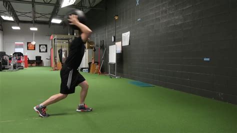 Stepping Overhead Medicine Ball Throw Youtube