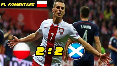 Polska 2 2 Szkocja Elm Euro 2016 skrót meczu Polski komentarz HD CDA