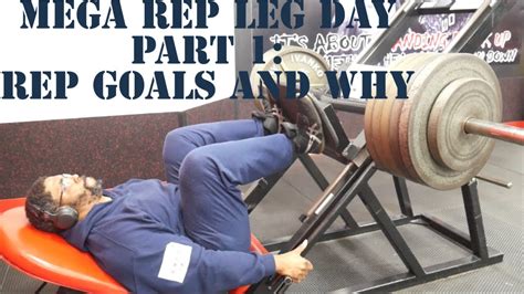 High Rep Leg Day W 300 Rep Lower Body Day Youtube