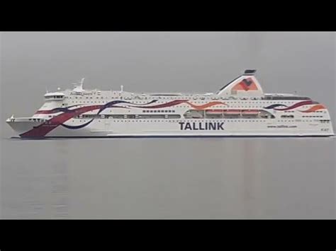 Tallink M S Baltic Queen Leaving Tallinn Youtube