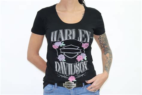 T Shirt Noir Harley Davidson L O Harley Davidson