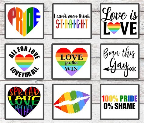 Pride Shirt Svg Sticker LGBT Svg Rainbow Pride Svg Pride Svg Cut Files