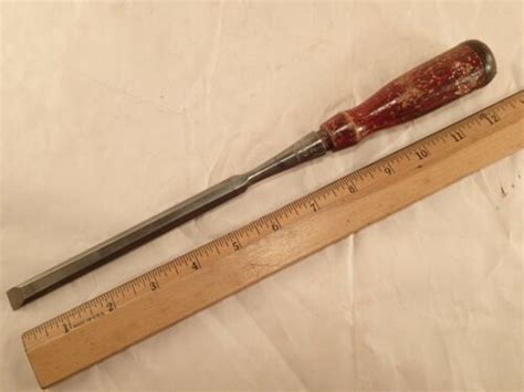 Vintage Stanley No 720 Beveled Edge Firmer Wood Chisel 12 Wide 12