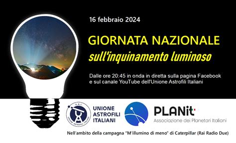 Venerdì 16 Febbraio Difendiamo Il Cielo Notturno Coelum Astronomia