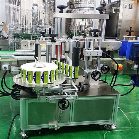 Round Bottle Labeling Machine Semi Auto Labeler Automatic Label