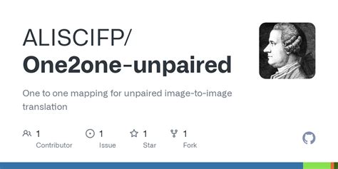 GitHub ALISCIFP One2one Unpaired One To One Mapping For Unpaired