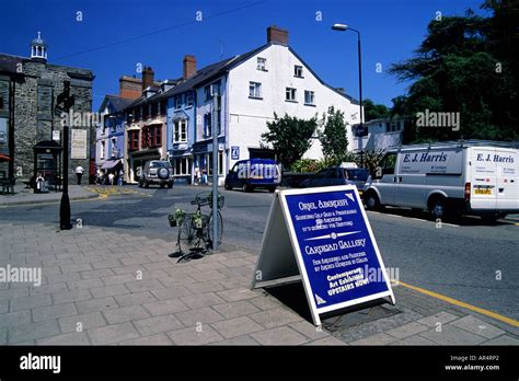 Pendre Street Cardigan Ceredigion West Wales Stock Photo Alamy