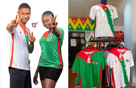 Burkina Faso Afcon Home And Away Kits Football Fashion