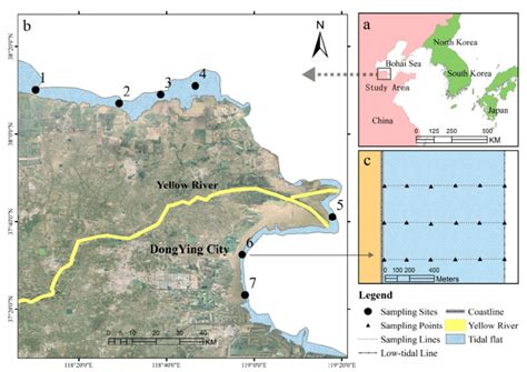 Locations Of The Study Area And Sampling Sites A Location Map Of The