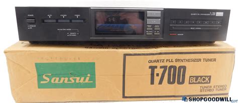 Sansui T Quartz Pll Synthesizer Tuner Shopgoodwill