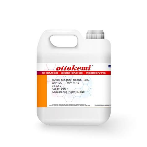 Buy sec-Butyl alcohol, 98% - 78-92-2 – 2-Butanol in India | Otto Chemie ...