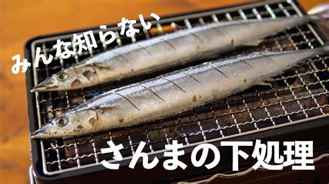 【さんまの塩焼き】さんまをお店の味に変える下処理方法をご紹介！ Youtube