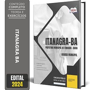 Apostila Prefeitura de Itanagra BA 2024 Guarda Municipal Solução