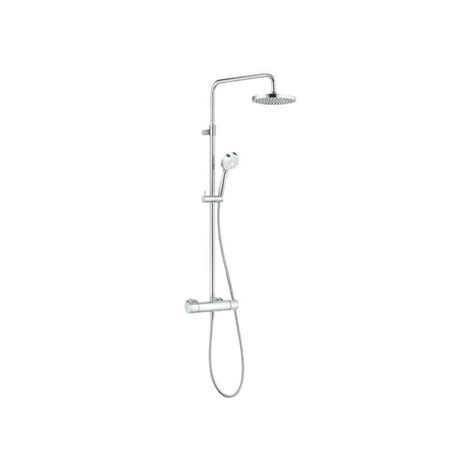 Kludi Logo Thermostat Dual Shower System