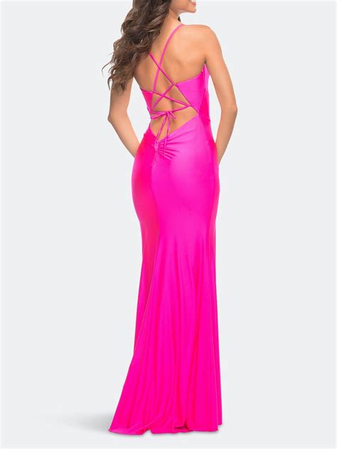 Neon Prom Dress