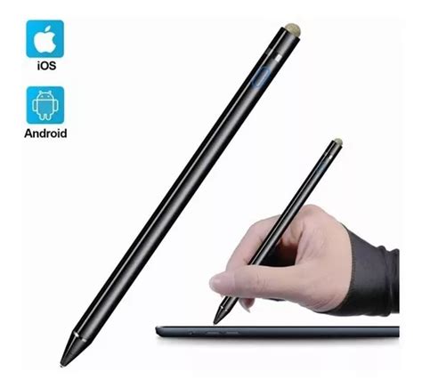 L Piz Ptico Para Ipad Pluma Lapiz Capacitivo Apoyar Negro Mercadolibre