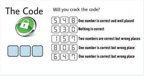 Will You Crack The Code Puzzle Answer