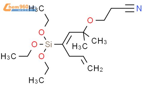 119508 77 9 Propanenitrile 3 1 1 Dimethyl 3 Triethoxysilyl 2 5