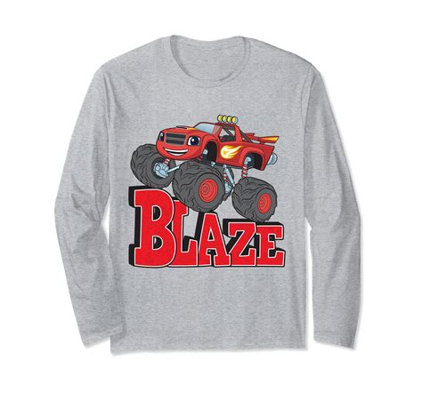 Blaze Name And Character Long Sleeve T Shirt Ln Lntee