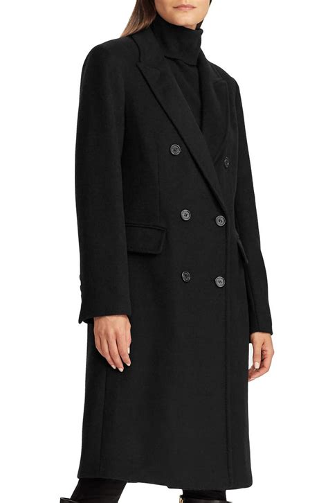 Lauren Ralph Lauren Double Breasted Reefer Coat Nordstrom